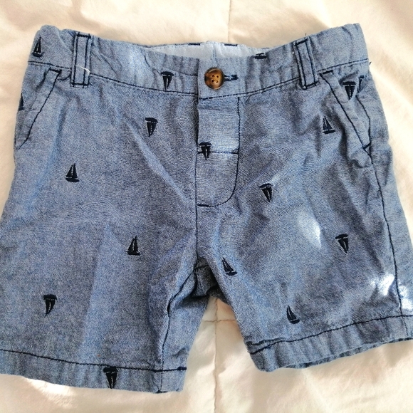 Carter's Other - ⛵ Carter's sailboat embroidered shorts